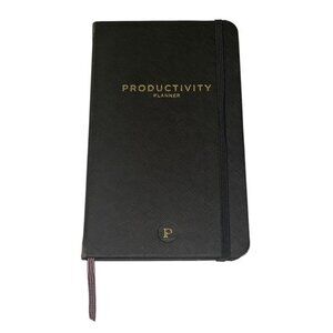 Productivity Planner by Intelligent Change Black Hardcover READ CONDITION